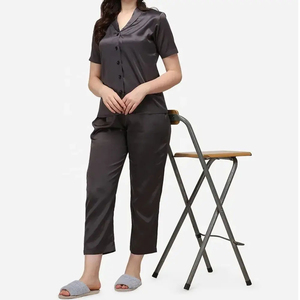 Buy Sailk Women's Thermal 100% Silk <b>Pyjama</b> Sets Long Sleeve Breathable Letter Spaghetti Strap Sleepwear 2026 Breathable - Product Image 3