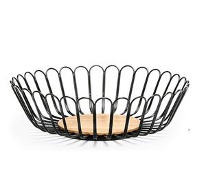 ตะกร้าผลไม้โลหะแบบหนา ออกแบบมาเพื่อการใช้งานในครอบครัวทุกวัน และมีคุณสมบัติทนทานต่อการเกิดสนิมได้ยาวนาน - Product Image 2