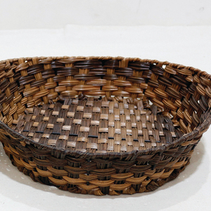 Cama Redonda Moderna y Ecológica para Perros y Gatos, de Mimbre Plástico Resistente, Transpirable, Lavable, con Relleno de Lana, para Dormitorio o Sala de Estar - Product Image 6