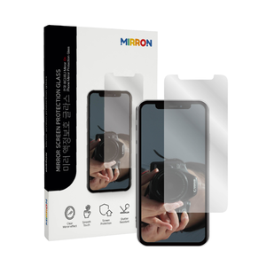 [SJ Nanotech] Mirror Screen Protection <b>Glass</b> Clear Reflection Shatter Resistant Screen <b>Protector</b> - Product Image 2