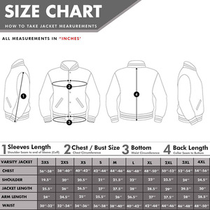 Chaquetas Letterman de Lona de Invierno con Nombre de Equipo Personalizado |   Chaqueta Personalizada con Botones de Cuerno y Logotipo Universitario Estándar Profesional - Product Image 3