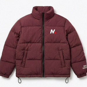 Mens Winter Hooded Canvas Puffer Jacket <b>Warm</b> Quilted Insulated <b>Waterproof</b> Windproof Outdoor Casual Front Logo OEM Supplier - Product Image 1