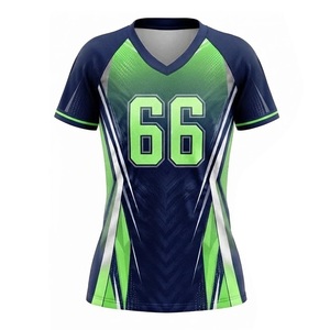 Uniforme de voleibol de verano para mujer, diseño personalizado con nombre y logotipo, hecho con tela suave para absorber el sudor. - Product Image 5
