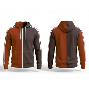 Full Zip Hoodie, Winter Fleece <b>Jacket</b>, OEM ODM Service <b>Men</b> Women Youth Training Hooded <b>Jacket</b> Sportswear - Product Image 1