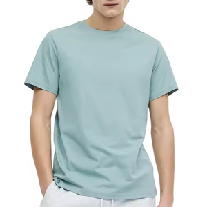 Camiseta de Manga Corta Blanca para Hombre, de Algodón Grueso, Corte Holgado, Color Sólido, Estilo Casual de Verano, con Opciones de Logotipo Personalizado - Product Image 6