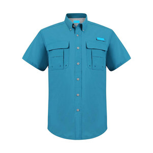 Vente en gros Chemises de pêche camouflage Polyester à séchage rapide Impression personnalisée Chemises boutonnées haute performance Amateurs de plein air - Product Image 1