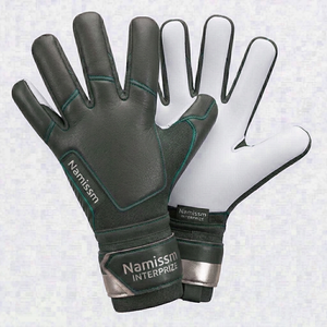 Gants de gardien de but professionnels avec drapeaux des États-Unis et d'Australie, look sportif, équipement de football réaliste. - Product Image 1