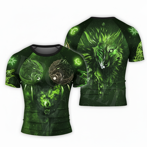 เสื้อรัดกล้ามเนื้อสำหรับกีฬา MMA BJJ ยิวยิตสู คาราเต้ สำหรับการฝึกซ้อมและการต่อสู้  ชุดว่ายน้ำ  ผ้าโพลีเอสเตอร์ผสมสแปนเด็กซ์ ยืดหยุ่น สวมใส่สบาย สำหรับผู้ชาย - Product Image 4