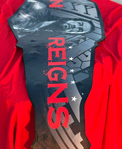 Ceinture de championnat indiscuté de lutte personnalisée Roman Reigns 1 316 jours, série Signatures, taille haute, doublure en cuir 4 mm, adulte - Product Image 4