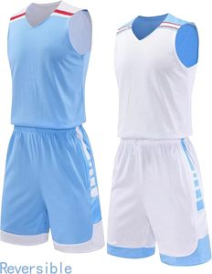 Reversible Basketball Jersey Shirt and Shorts Team Uniform with Socks - Product Image 3