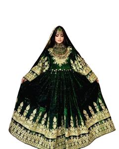 Vente en gros de robe de style afghan pour femmes à la mode robe évasée entièrement cousue pour adultes - Product Image 1