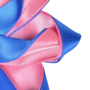 เข็มกลัดริบบิ้นดอกไม้สีชมพูและสีฟ้าประดับมุก สำหรับตกแต่งชุดเดรส หมวก ผ้าพันคอ กระเป๋า ของขวัญเครื่องประดับแฟชั่น - Product Image 5