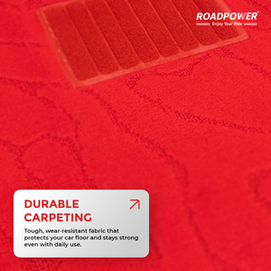 ROADPOWER (RP-MAT-188) Alfombrillas universales premium de 5 piezas para coche, para asientos delanteros y traseros, protegen el vehículo de la suciedad - Product Image 3