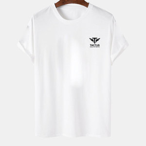 T-shirt pour homme en coton 100% personnalisé avec logo imprimé, coupe ample, vente en gros, prix bas, vente en ligne, promotion. - Product Image 1