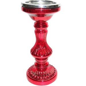 Article artisanal indien Bougeoirs en verre de luxe pour pilier de Noël Centres de table de mariage coniques Article de décoration pour la maison - Product Image 1