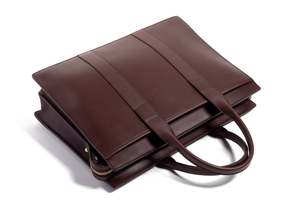 Premium Full Grain Genuine Leather Briefcase for Men Business Office Laptop Bag with Adjustable Shoulder Strap - Product Image 5