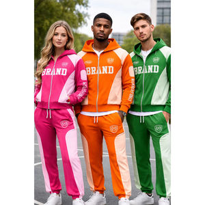 Conjunto de Sudadera con Capucha y Pantalones de Chándal Acampanados para Hombre, Diseño Personalizado de Marca, Estilo Urbano, Lavado Ácido, Estampado en Serigrafía - Product Image 1