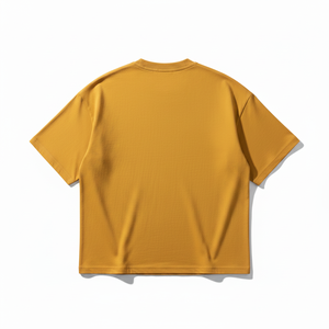 T-shirt décontracté pour femme, coupe classique, respirant, manches courtes, jaune soleil vif, mélange Spandex/Polyester - Product Image 4