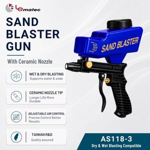 Sand Blaster New Product Lematec Taiwan Sandblaster 150 PSI <b>Sandblasting</b> 12 CFM 1/4 Inch 90 PSI 600 CC - Product Image 5