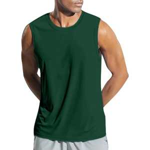 เสื้อกล้ามผู้ชายสีตัดต่อ ดีไซน์ทันสมัย ผ้าฝ้ายนุ่ม สวมใส่สบาย เหมาะสำหรับฤดูร้อน มีบริการ OEM ODM - Product Image 4