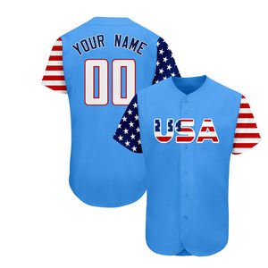Nueva Llegada: Camisetas de Béisbol y Sóftbol Sublimadas y Bordadas en Venta, Último Diseño Personalizado de Ropa de Equipo - Product Image 1