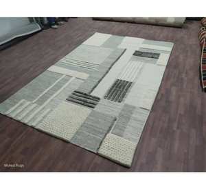 Traditional look Hand-Knotted Wool Area Rug Set Multicolor Artisan Woven Home <b>Carpet</b> Cut pile wool rug <b>for</b> bedroom use - Product Image 3