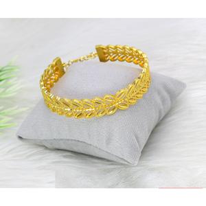 Suministros de joyería para mujer, joyería de lujo, chapado en oro, conjunto de joyería nupcial para boda, Pulsera, Pulseras de joyería de Dubái - Product Image 5