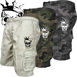 Shorts décontractés multi-poches pour homme, tendance, coupe ample, style camouflage, shorts tactiques. - Product Image 1
