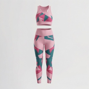 Conjunto de Yoga sin Costuras de Secado Rápido para Mujer, Sujetador Deportivo Reversible, Leggings Transpirables, Ropa Deportiva, Color Personalizado - Product Image 1