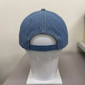 Gorra de Béisbol Personalizada OEM de 6 Paneles, de Mezclilla de Algodón, con Visera Plana, Estructurada, sin Estampado, Etiqueta Privada, Gorras al por Mayor - Product Image 5