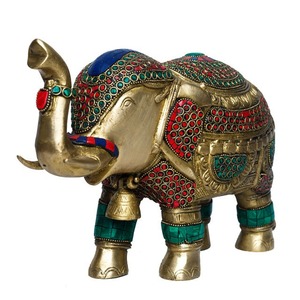 Premium Quality Handcrafted Brass Elephant <b>Statue</b> for Home Decor or Living Room Decoration Available at Best Price - Product Image 5