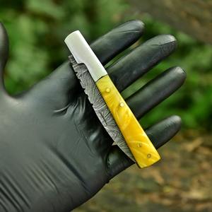 มีดพับแบบสั่งทำพิเศษ ใบมีดปลายโค้งเพื่อการควบคุมที่แม่นยำและการใช้งานภาคสนาม - Product Image 6