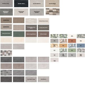 Carreaux de porcelaine sculptés grand format 600x1200, décoration de hall d'hôtel de luxe, matériau mural haut de gamme, carrelage de sol pour entreprises - Product Image 2