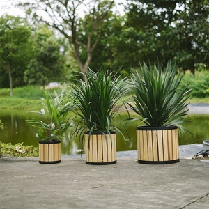 Outdoor <b>Wood</b> Country Style <b>Garden</b> <b>Planter</b> Box with Legs for Herbs and Vegetables Home Use Patio Deck From Vietnam Factory - Product Image 6