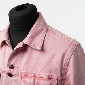 Veste en jean pour homme 100% coton respirant et à séchage rapide, modèle classique, tendance du moment - Product Image 6