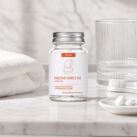 [FROM OREUM] Dentifrice solide pour voyage d'affaires, saveur mandarine de Jeju, 60 comprimés pour trousse de toilette personnelle, idéal pour les voyages