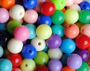 ลูกปัดเรซิ่นทรงกลมสีขาว/แบบกำหนดเอง ขนาด 14x8 มม. จากคอลเลกชันแฮนด์เมด (รุ่น THC-2921) สำหรับทำเครื่องประดับ - Product Image 2