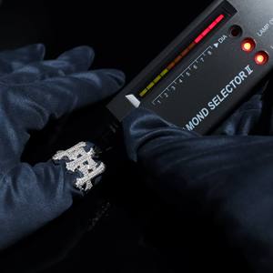 Unisex 925 Sterling <b>Silver</b> Rhodium Diamond <b>Cross</b> <b>Ring</b> Iced Gothic Design Hip Hop Statement Jewelry Lightweight Luxury Gift - Product Image 2