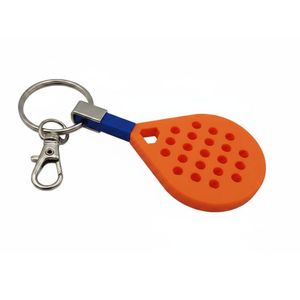 Llavero de Goma Resistente con Forma de Raqueta de Pádel, con Tamaño Personalizado y Logotipo Personalizado - Artículos Deportivos con Relieve 3D, Nueva Llegada, Servicio OEM - Product Image 2