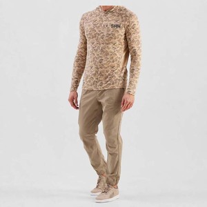 Vêtements de pêche unisexes de haute qualité, respirants, imperméables, UPF 50, séchage rapide, 100% coton, sublimation, manches longues - Product Image 5
