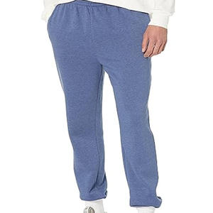 <b>Men</b> Custom Logo Running <b>Trousers</b> High Quality Cotton Solid Color Casual Style Straight Mid <b>Drawstring</b> Closure Customization - Product Image 1