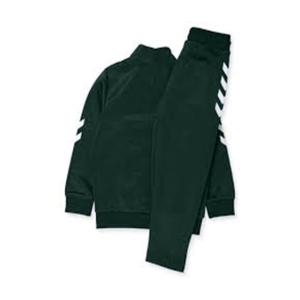 Survêtement unisexe à manches longues en polyester, couleur noire, blocs de couleurs, vêtements de sport toutes saisons - Product Image 3