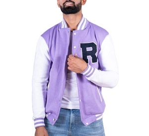 Nouvelle veste universitaire en laine personnalisée avec manches en cuir, vêtements d'hiver, veste universitaire pour l'extérieur - Product Image 1