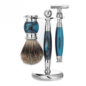 Hot New Custom Mens Shaving Kit Private Label Shaver Brush Safety <b>Razor</b> Shaving Brush and Bowl <b>Set</b> for Men Wet Shave - Product Image 3
