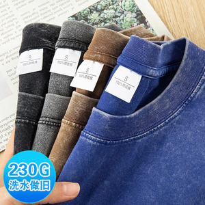 เสื้อยืดโอเวอร์ไซส์พิมพ์ลายกราฟิกสไตล์วินเทจสำหรับผู้หญิง ผ้าฝ้าย ย้อมสีแบบแอซิดวอช สตรีทแวร์ รับผลิตตามแบบ OEM ODM จำนวนมาก - Product Image 6