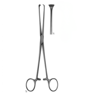 Pinzas Allis para tejido pulmonar y de agarre, 220 mm |   Instrumentos Dentales Vitra de Acero Inoxidable de Primera Calidad - Product Image 1