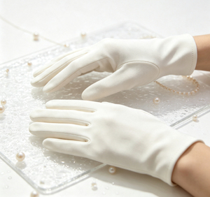 Gants en coton blanc pour femmes, soins cosmétiques de nuit, eczéma, peau sensible irritée, thérapie spa, mains sèches, hydratants, gants pour bijoux - Product Image 2