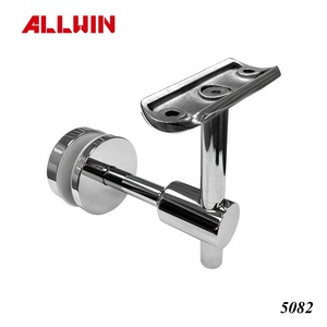 Custom 304 316 Stainless Steel Square Wall Mount Adjustable Saddle Handrail Brackets Stainless Steel Handrail Fitting - Product Image 4