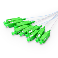 Répartiteur de Fibre Optique PLC 1x8 APC Monomode en Tube Acier FTTH avec Prise en Charge POE 5G IP pour Réseau FTTX PON