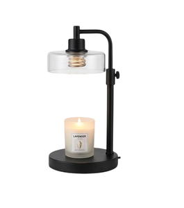 Calentador de Velas Eléctrico de Color Blanco con Base de Mármol y Pantalla Perforada para Aromaterapia en Interiores, Lámpara Calentadora de Mesa - Product Image 5